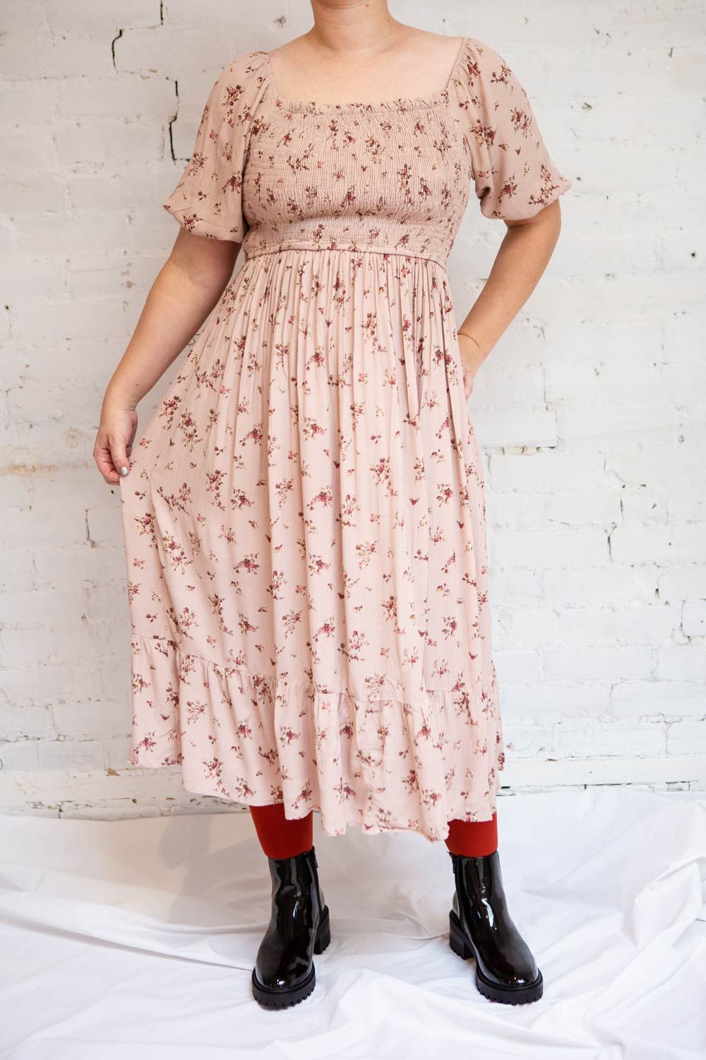 Alka | Square Neck Floral Midi Dress sold by Boutique 1861 product image thumbnail 2