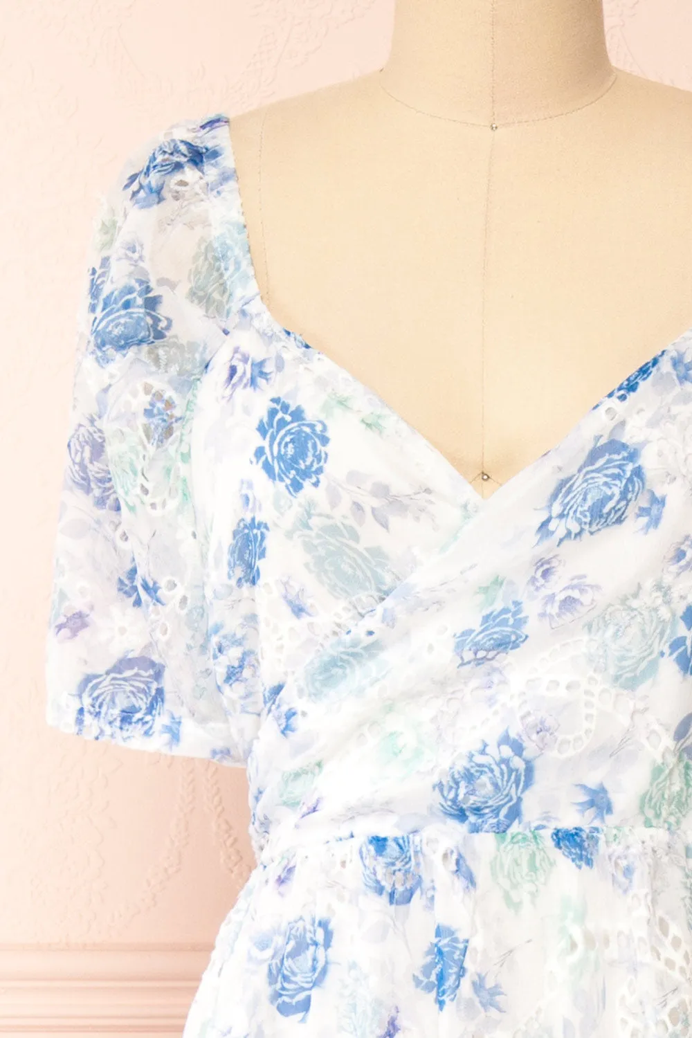 Netty | Floral Midi Wrap Dress sold by Boutique 1861 product image thumbnail 2