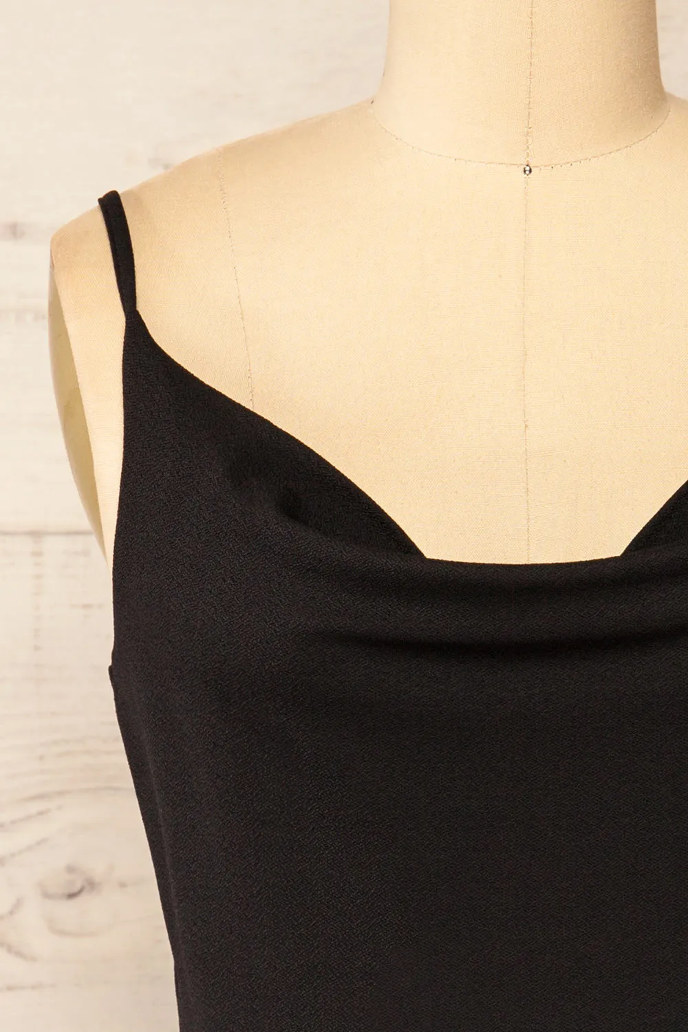 Partye Black | Cowl Neck Cami Top sold by Boutique 1861 product image thumbnail 2