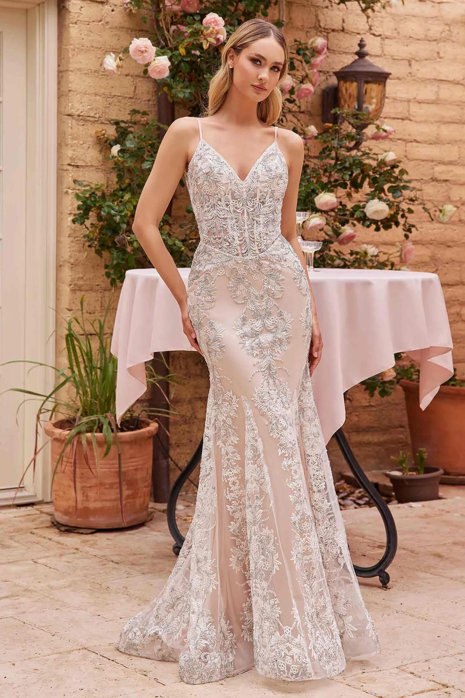 Evanthe | Crystals Mermaid Wedding Dress sold by Boutique 1861 product image thumbnail 4
