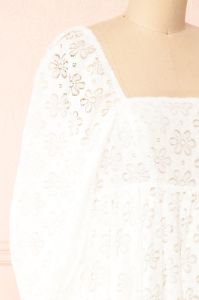 Rosenie | White Lace Babydoll Dress sold by Boutique 1861