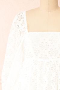 Rosenie | White Lace Babydoll Dress sold by Boutique 1861