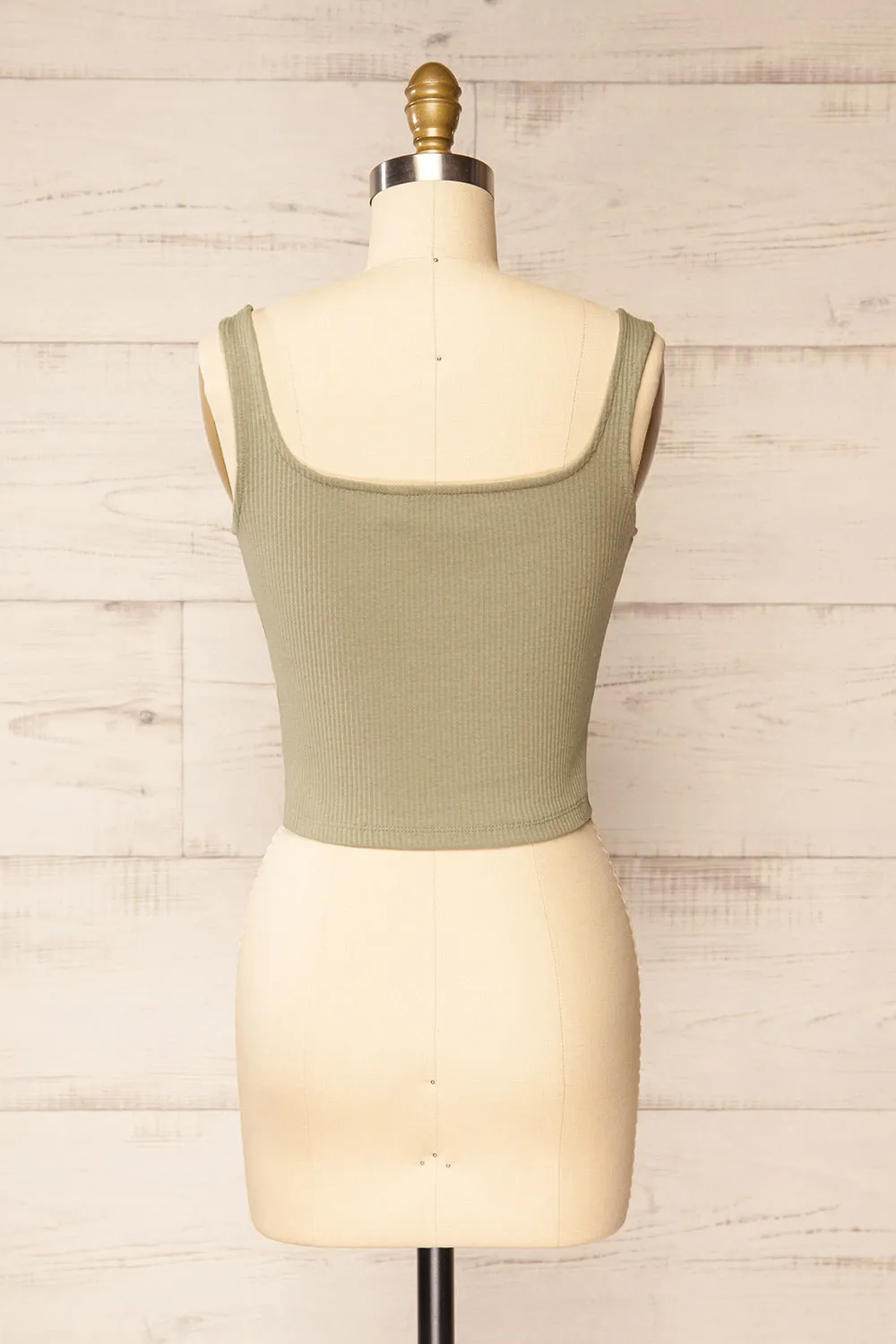 Rizzo Sage | Ribbed Tank Top sold by Boutique 1861 product image thumbnail 5