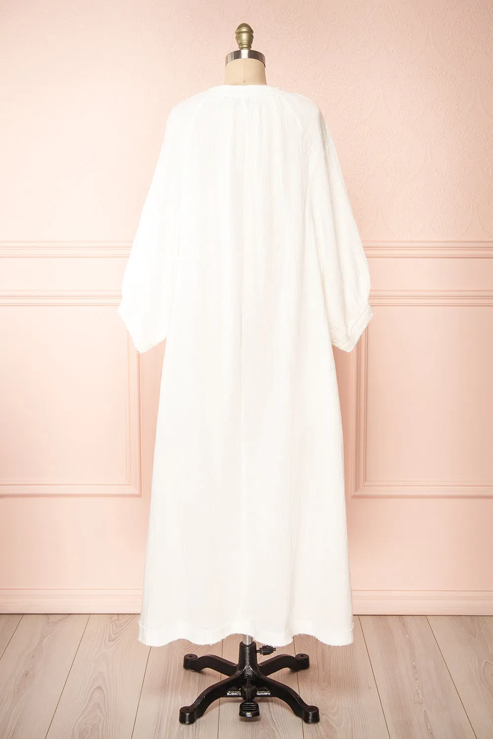 Raisa | Ivory Shift Midi Dress sold by Boutique 1861 product image thumbnail 5