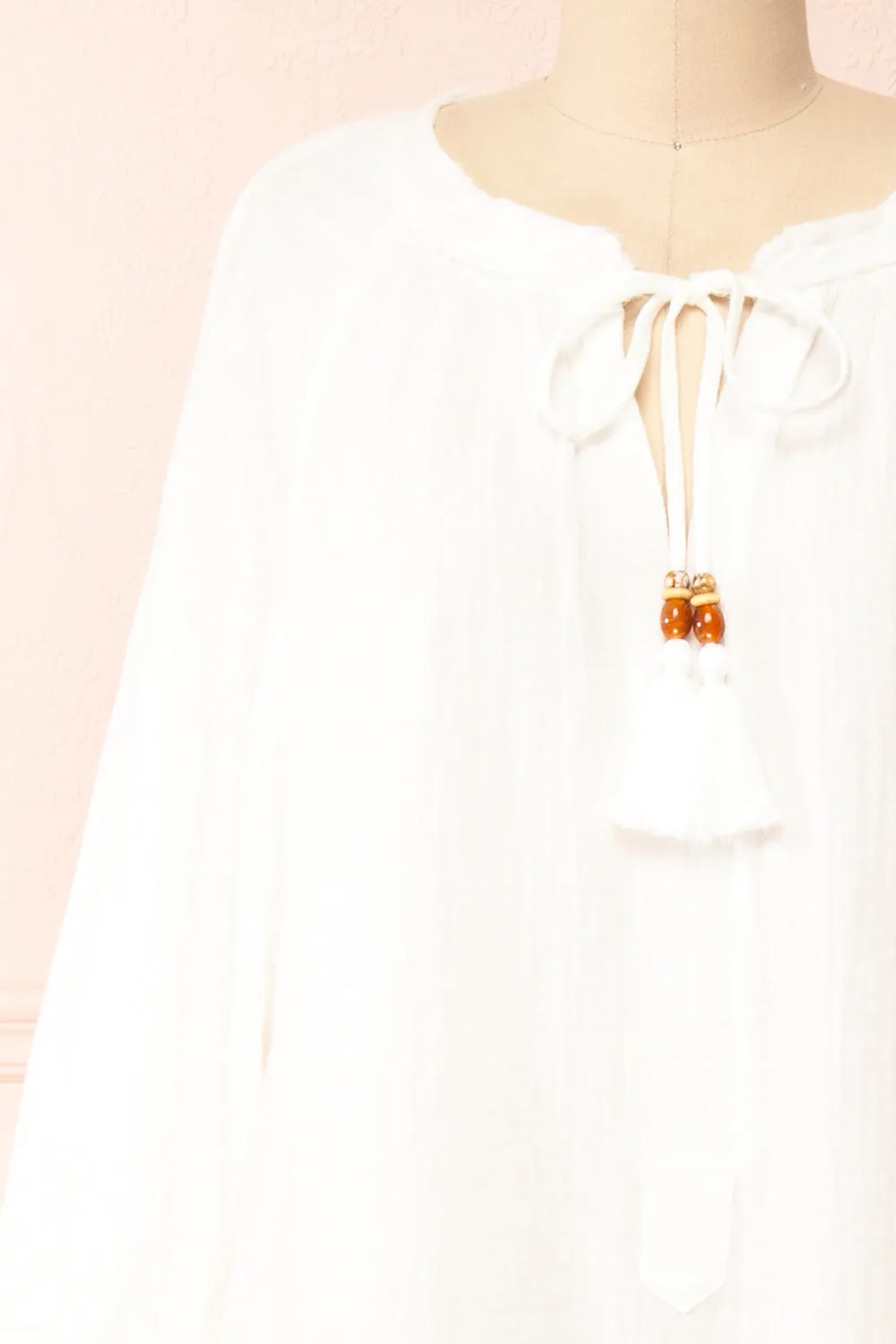 Raisa | Ivory Shift Midi Dress sold by Boutique 1861 product image thumbnail 2