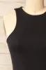 Daegu Black | Long Fitted Ribbed Dress sold by Boutique 1861