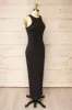 Daegu Black | Long Fitted Ribbed Dress sold by Boutique 1861
