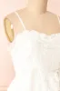 Nezuko | White A-Line Embroidered Bridal Midi Dress sold by Boutique 1861