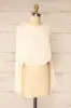 Farnham Ivory | Ribbed Crop Top w/ Long Sleeves sold by Boutique 1861