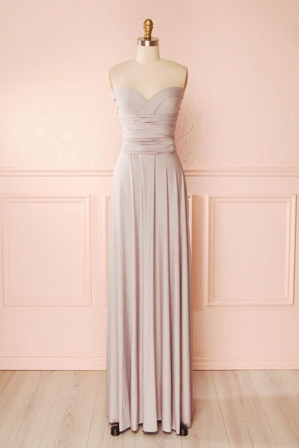 Elatia Lune | Gray Convertible Dress sold by Boutique 1861