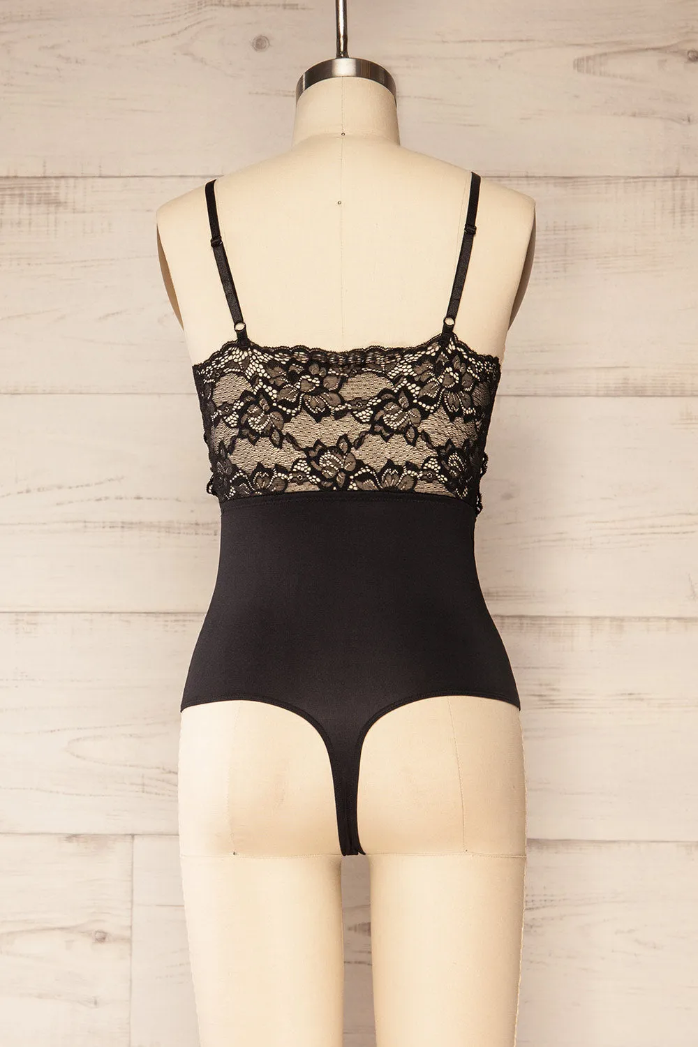 Xalapa | Black Lace Lingerie Bodysuit sold by Boutique 1861 product image thumbnail 5