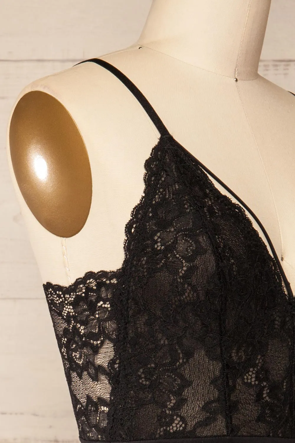 Xalapa | Black Lace Lingerie Bodysuit sold by Boutique 1861 product image thumbnail 4