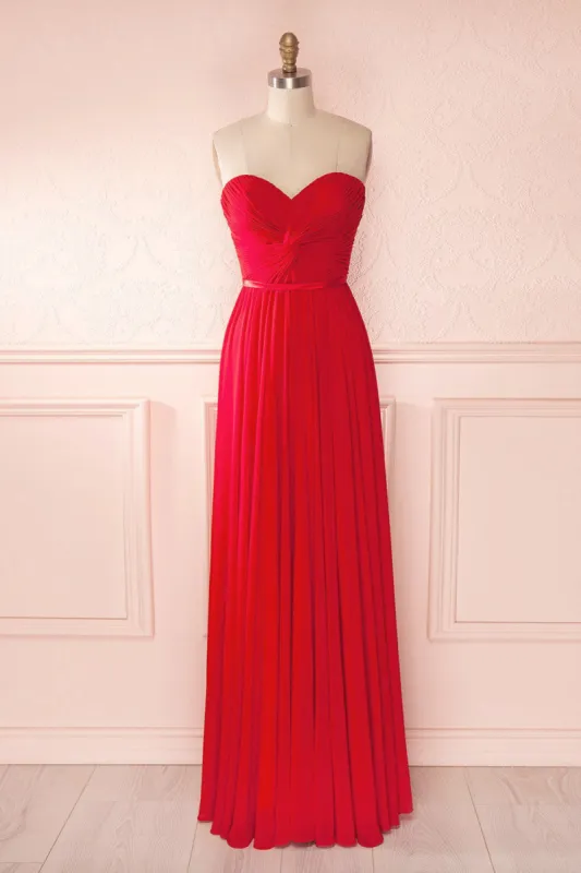 Myrcella Ardent | Red Bustier Gown sold by Boutique 1861