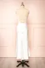 Naelie | Satin Cowl Neck Midi Dress w/ Slit sold by Boutique 1861