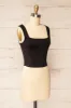 Brutus Black | Square Neck Cropped Cami sold by Boutique 1861
