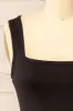 Brutus Black | Square Neck Cropped Cami sold by Boutique 1861
