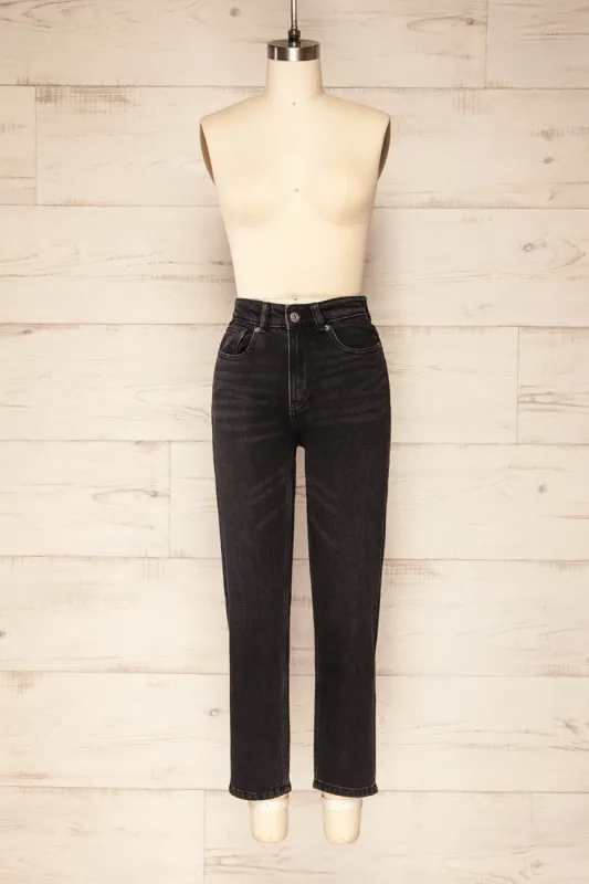 Gniew | High Waisted Cropped Jeans sold by Boutique 1861