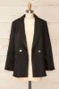 Viltrum Black | Tweed Blazer w/ Gold Buttons sold by Boutique 1861