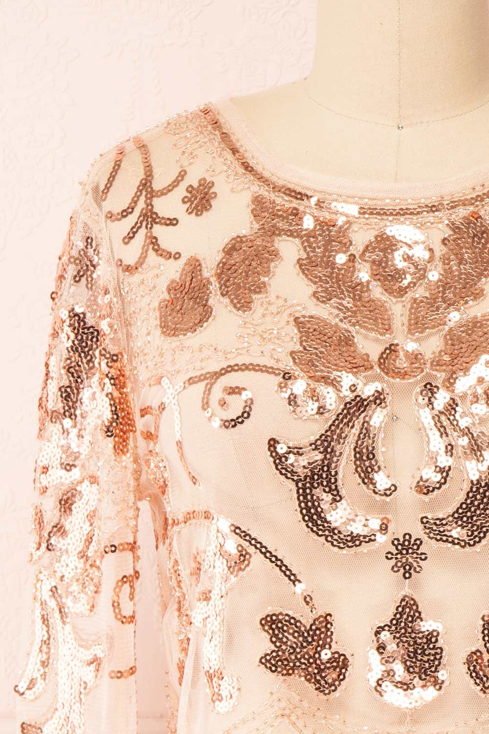 Ismira Rosegold | Cropped Sequin Top sold by Boutique 1861 product image thumbnail 2