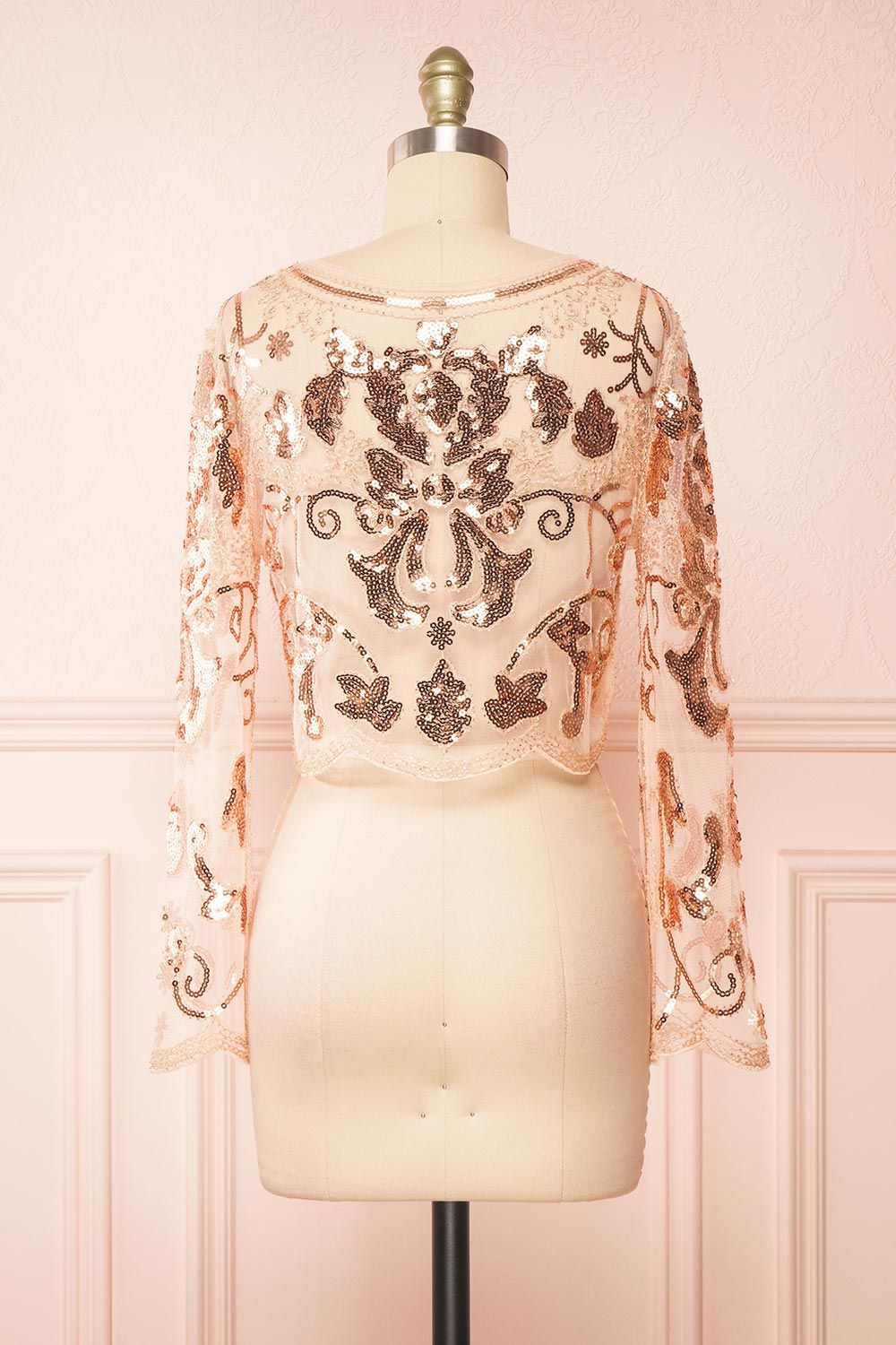 Ismira Rosegold | Cropped Sequin Top sold by Boutique 1861 product image thumbnail 5