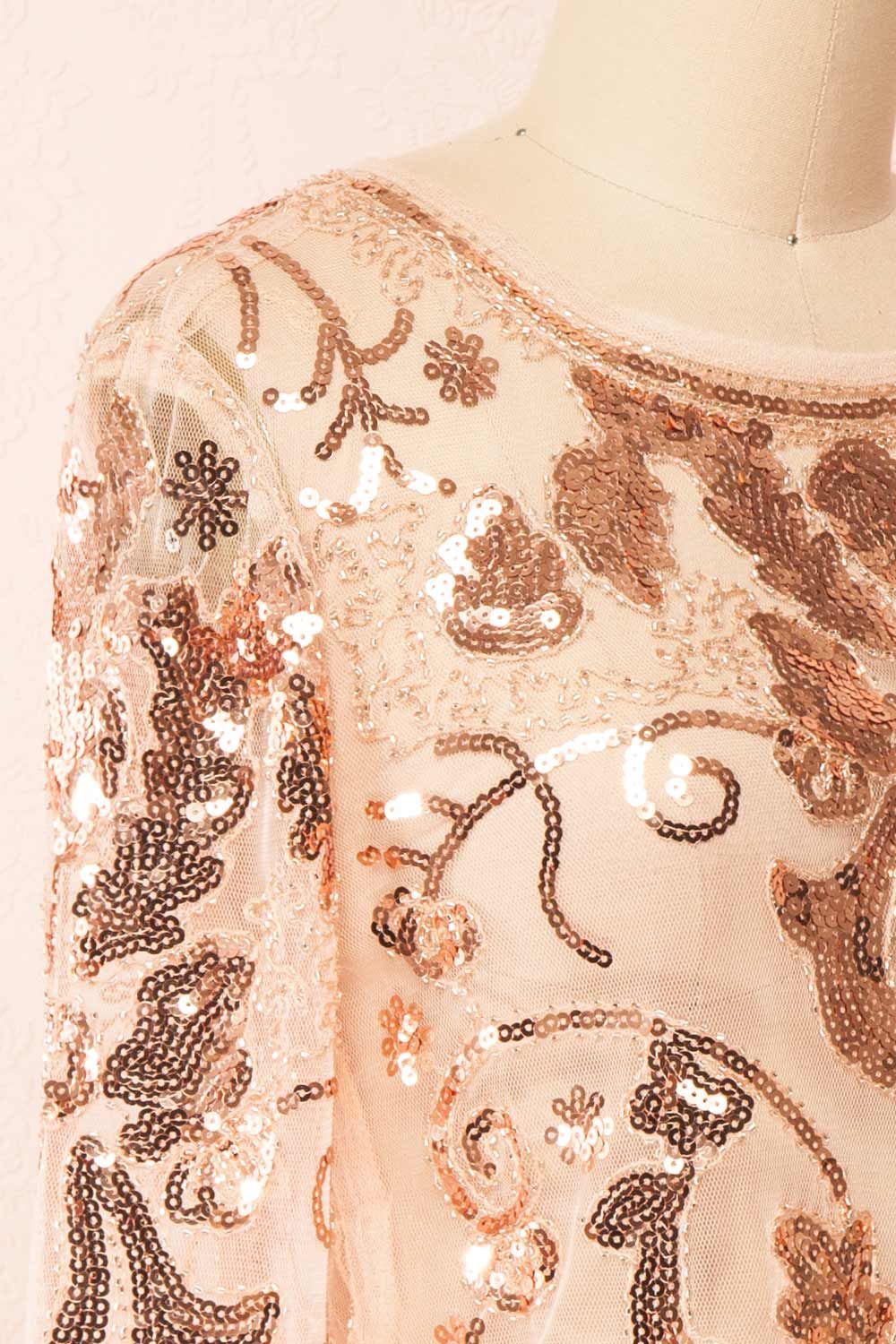 Ismira Rosegold | Cropped Sequin Top sold by Boutique 1861 product image thumbnail 4