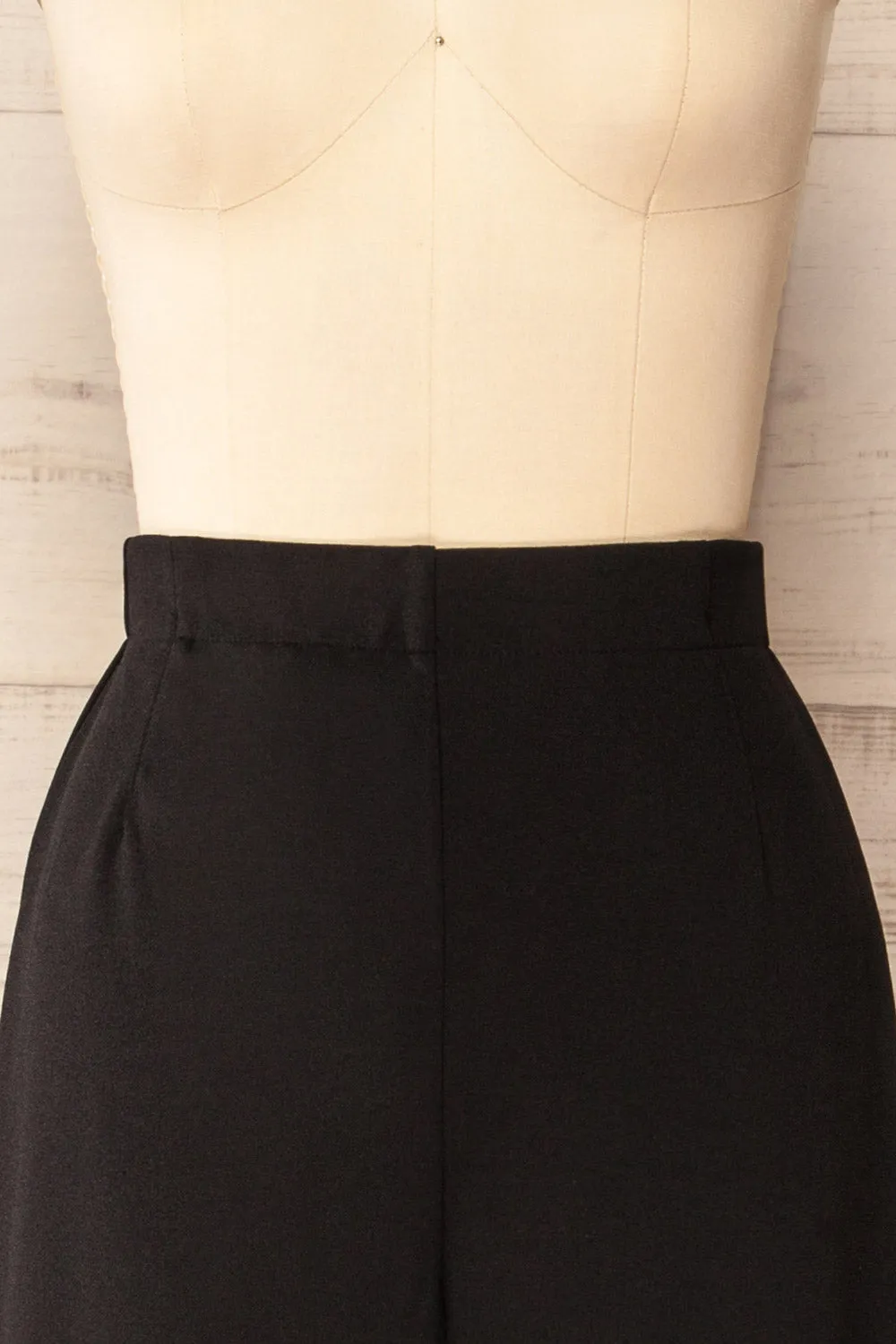 Anakao | Black High-Waisted Wide Leg Pants sold by Boutique 1861 product image thumbnail 2