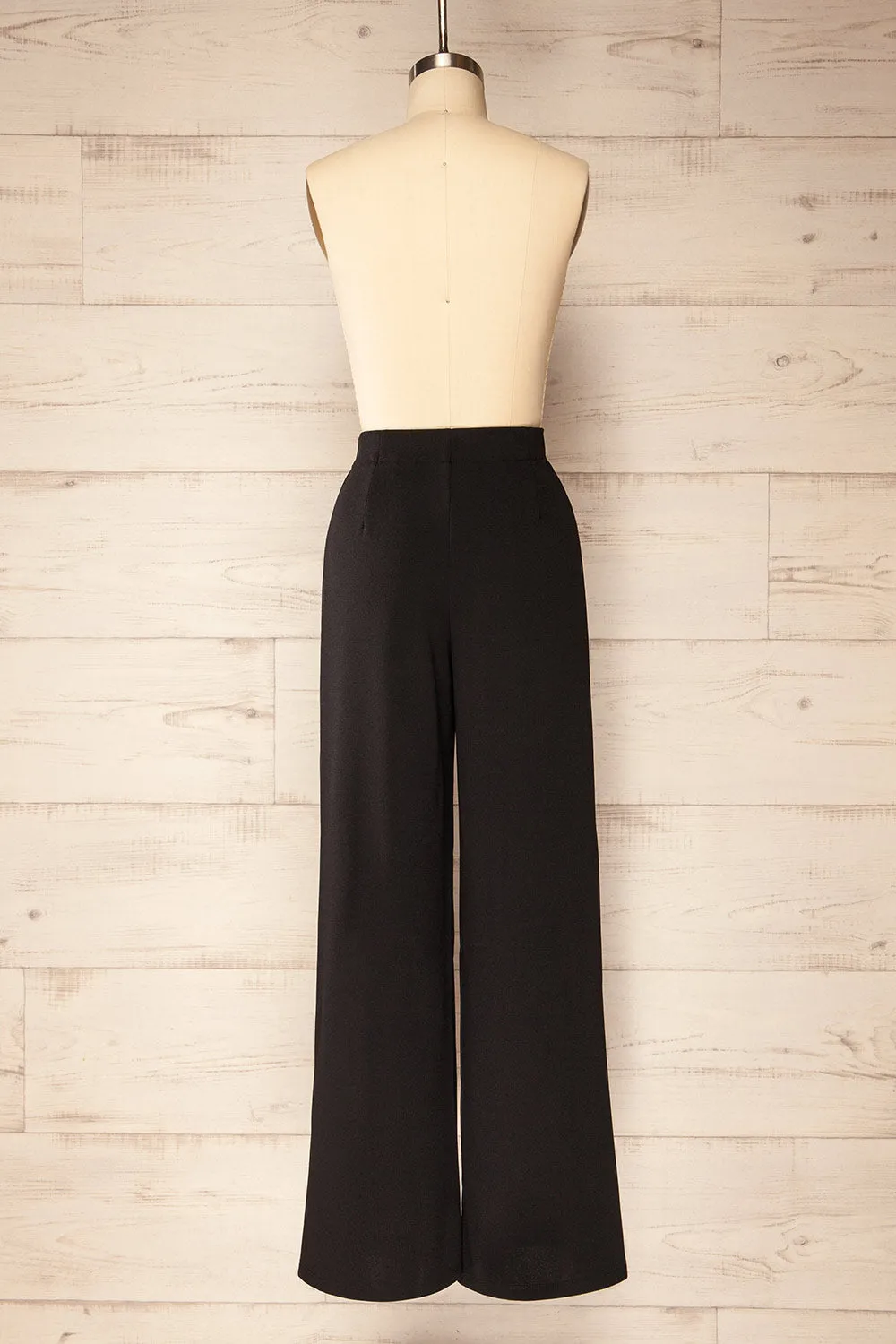 Anakao | Black High-Waisted Wide Leg Pants sold by Boutique 1861 product image thumbnail 5