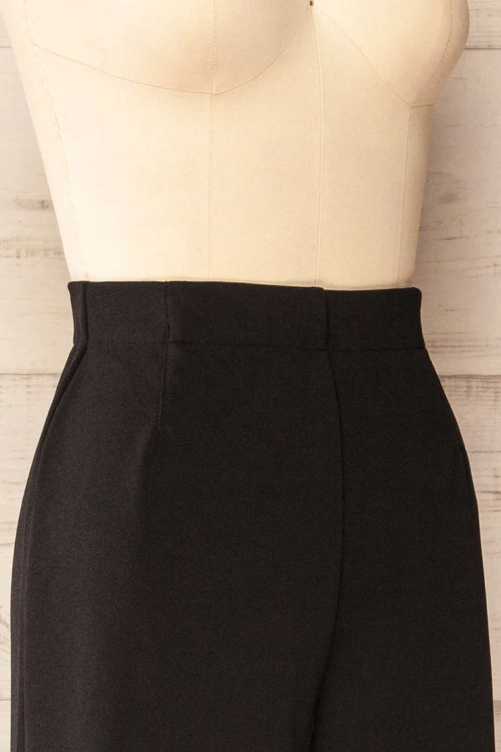 Anakao | Black High-Waisted Wide Leg Pants sold by Boutique 1861 product image thumbnail 4