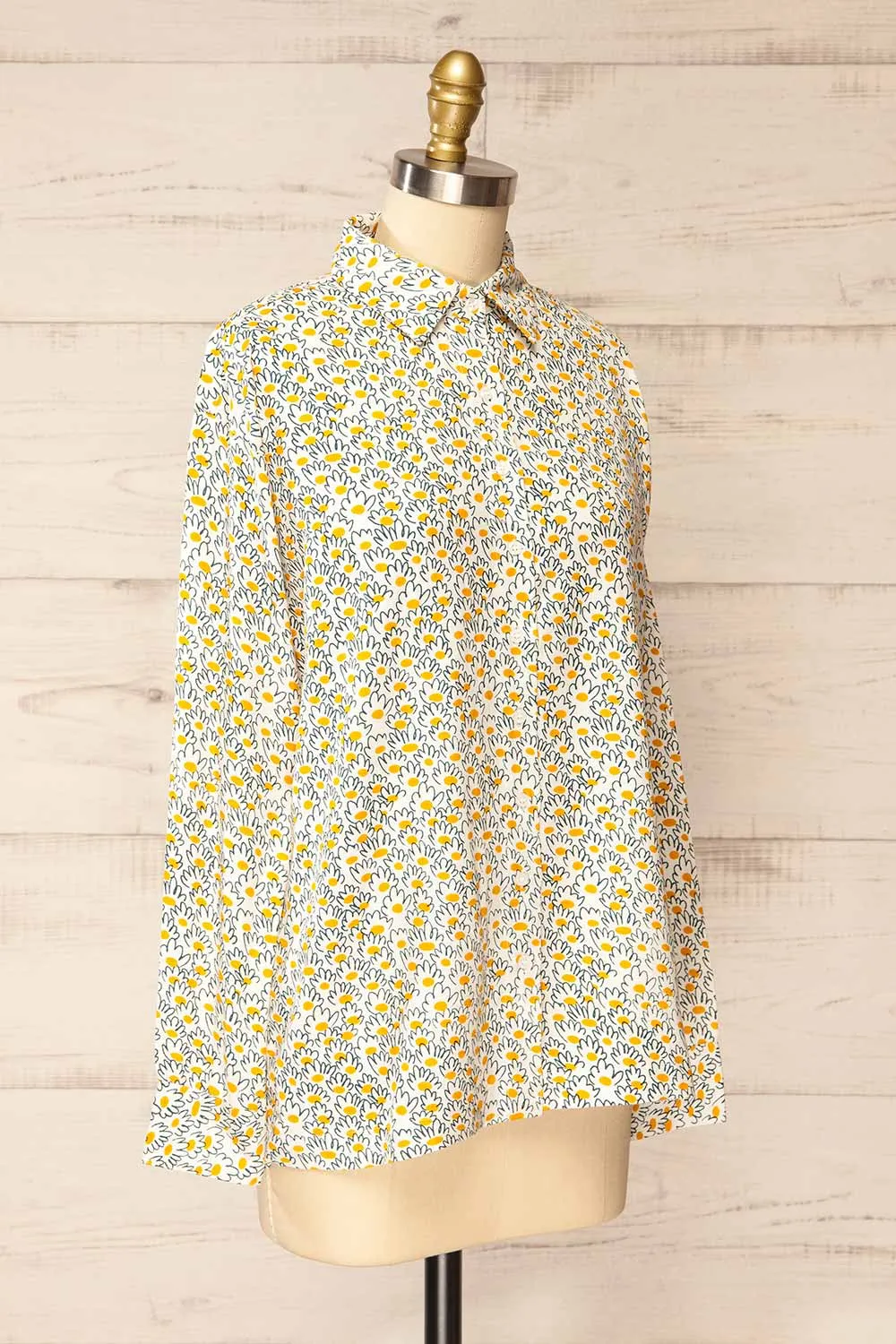 Rudyard | Daisies Printed Button-Up Shirt sold by Boutique 1861 product image thumbnail 3