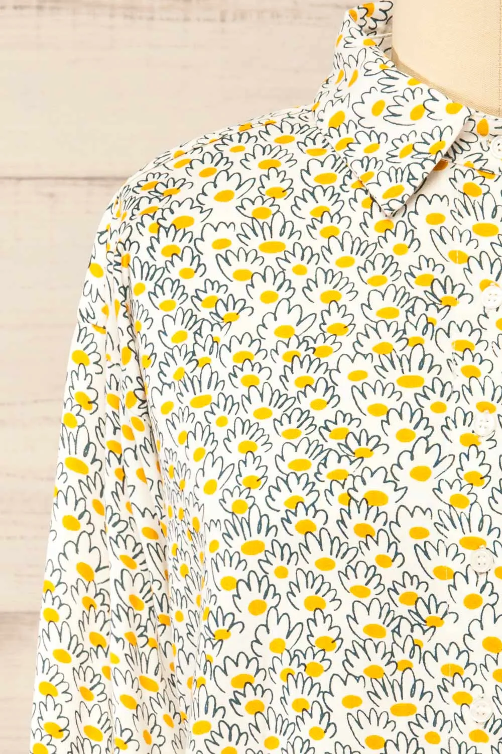 Rudyard | Daisies Printed Button-Up Shirt sold by Boutique 1861 product image thumbnail 2