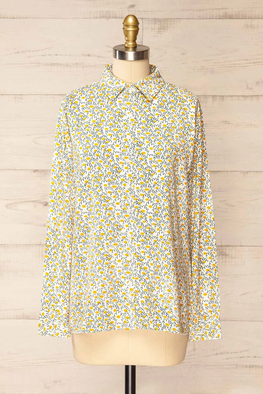 Rudyard | Daisies Printed Button-Up Shirt sold by Boutique 1861
