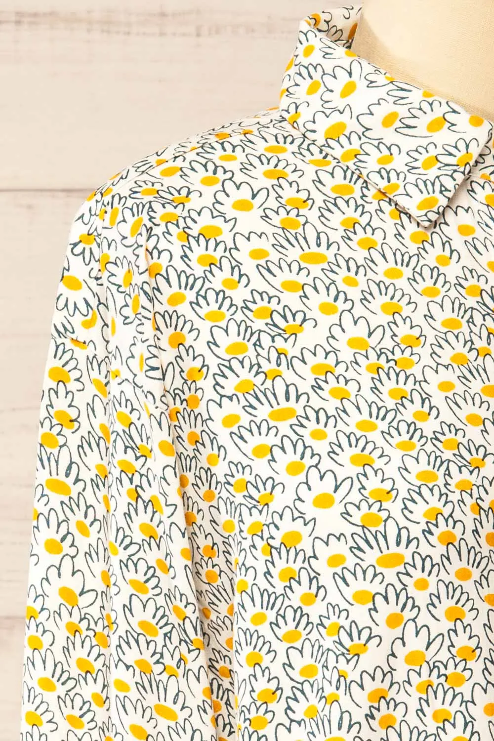 Rudyard | Daisies Printed Button-Up Shirt sold by Boutique 1861 product image thumbnail 4