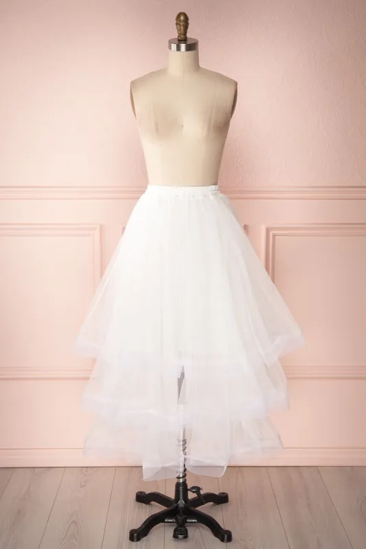 Aminthe | White Tulle Skirt sold by Boutique 1861