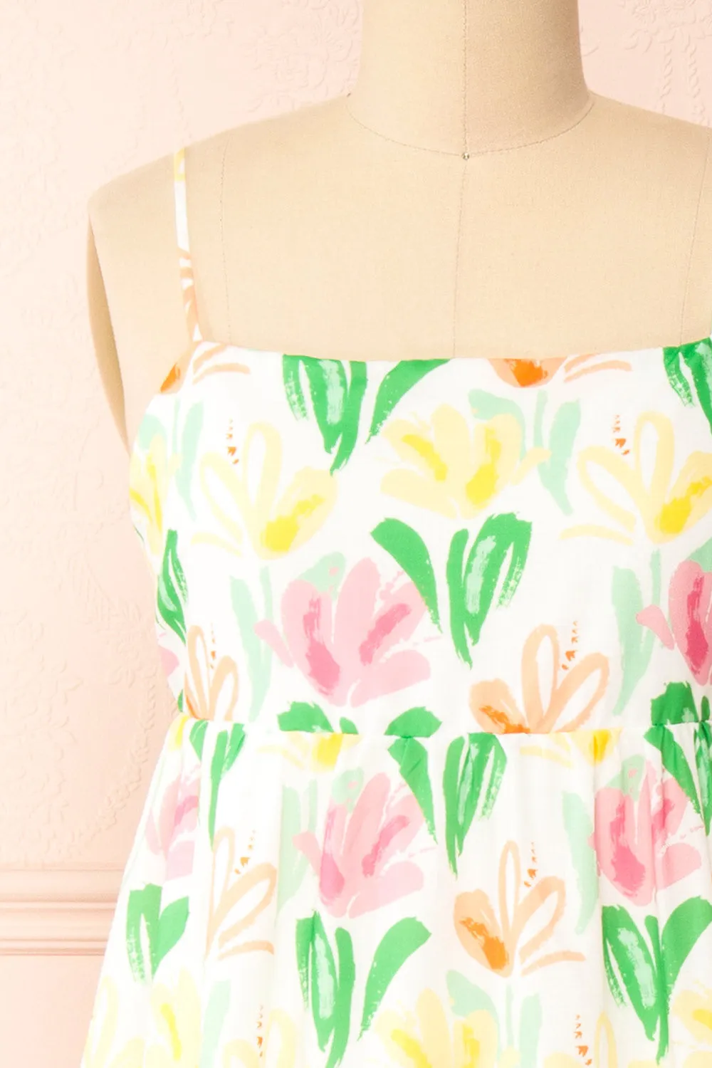 Silvia | Colourful Floral Maxi Dress sold by Boutique 1861 product image thumbnail 3