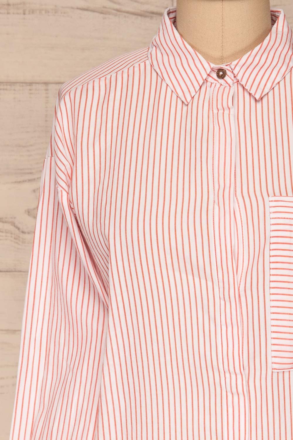 Kouvola Rouge | Red Striped Shirt sold by Boutique 1861 product image thumbnail 3