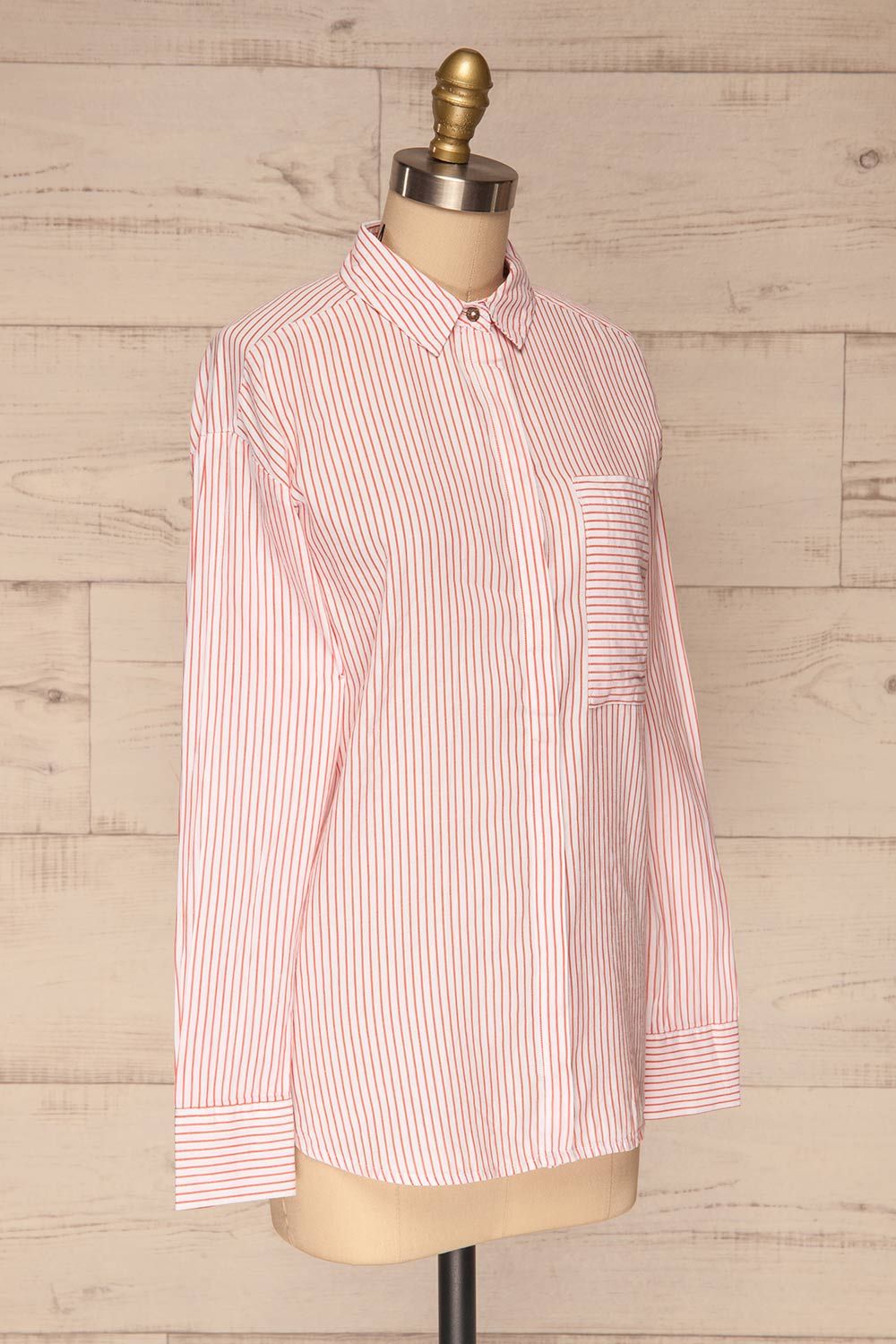 Kouvola Rouge | Red Striped Shirt sold by Boutique 1861 product image thumbnail 4