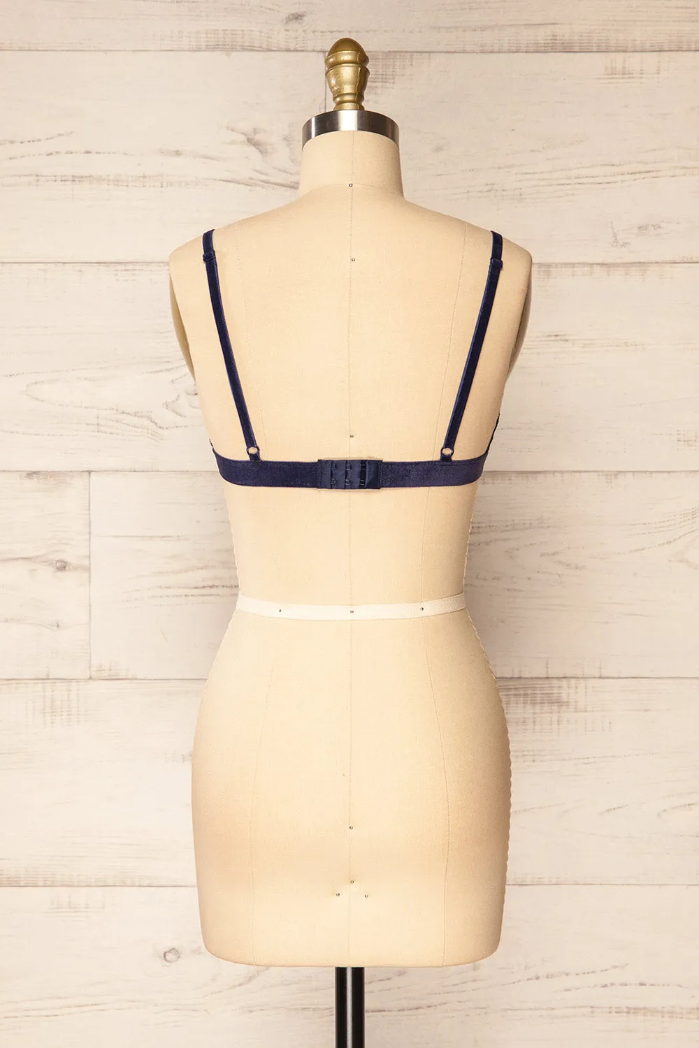 Kenitra Navy | Bralette w/ Lace Trims sold by Boutique 1861 product image thumbnail 5