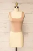 Brutus Beige | Square Neck Cropped Cami sold by Boutique 1861