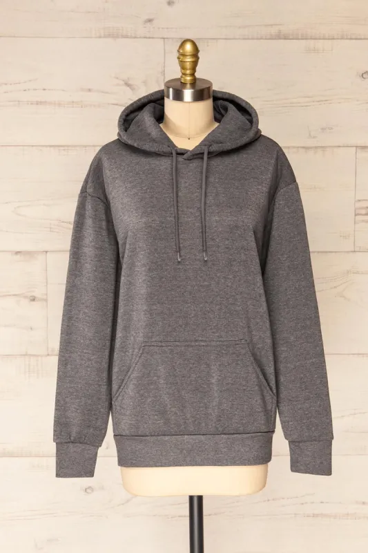 Juxue Rock | Dark Grey Oversized Hoodie sold by Boutique 1861