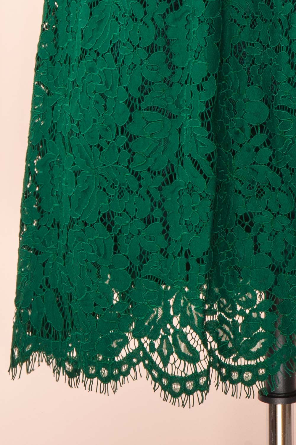 Sarita Emerald | A-Line Lace Midi Dress w/ Wide Straps sold by Boutique 1861 product image thumbnail 8