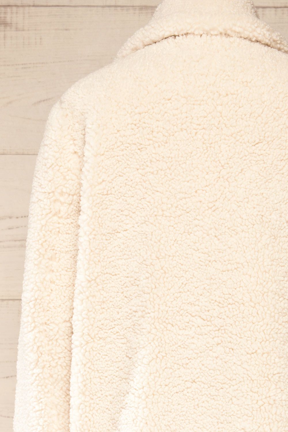 Zaria | Long Ivory Sherpa Coat sold by Boutique 1861 product image thumbnail 9