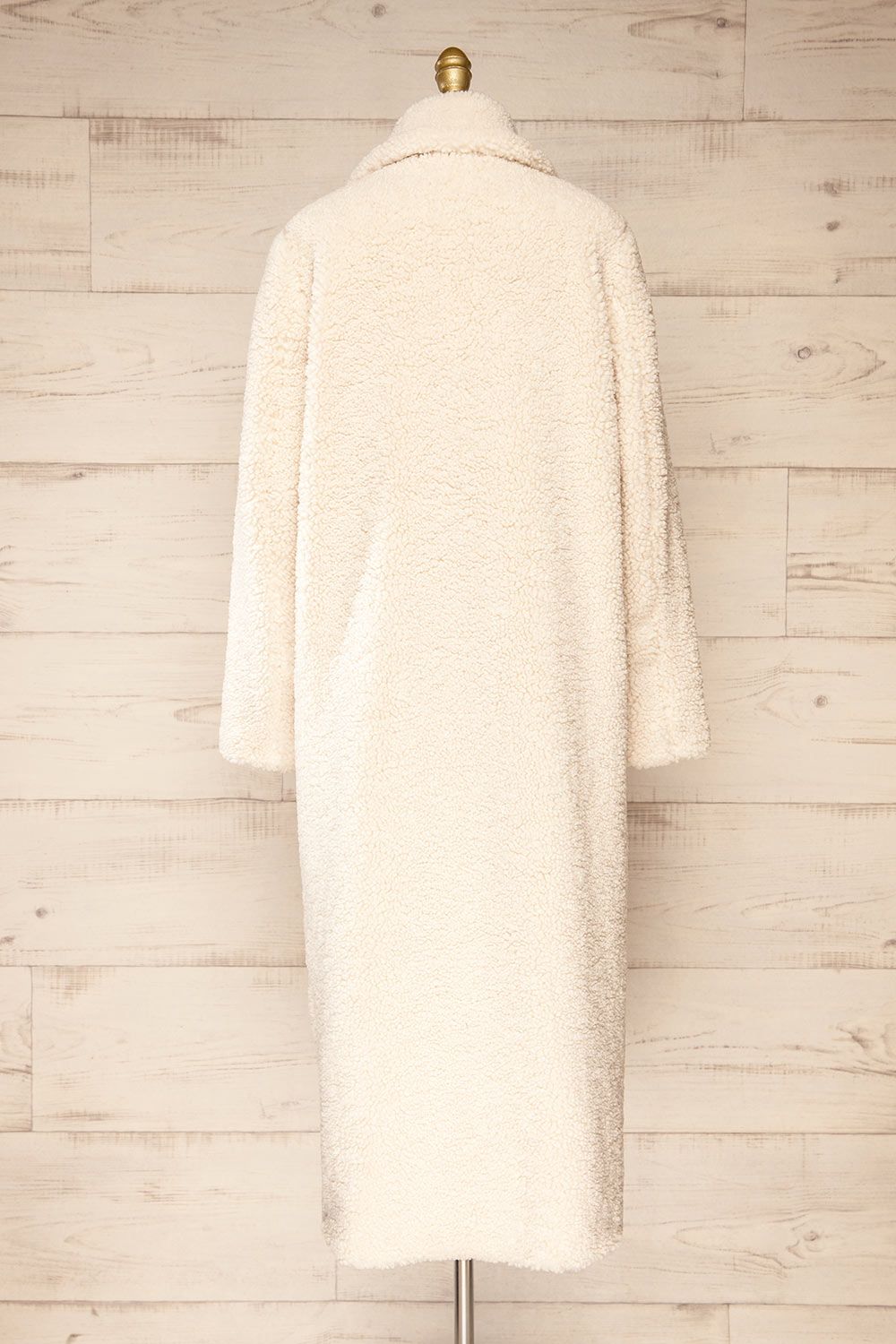 Zaria | Long Ivory Sherpa Coat sold by Boutique 1861 product image thumbnail 8