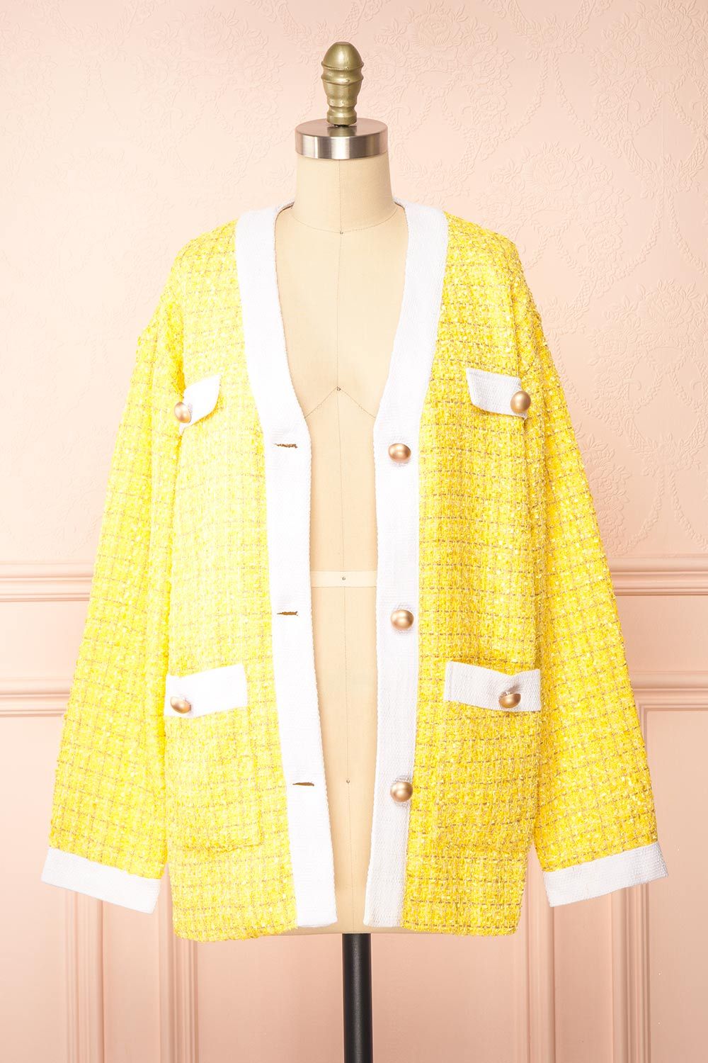 Lisane | Shimmery Tweed Cardigan sold by Boutique 1861 product image thumbnail 3