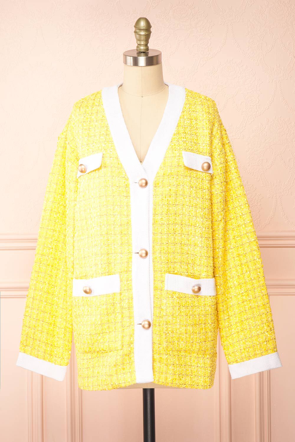 Lisane | Shimmery Tweed Cardigan sold by Boutique 1861