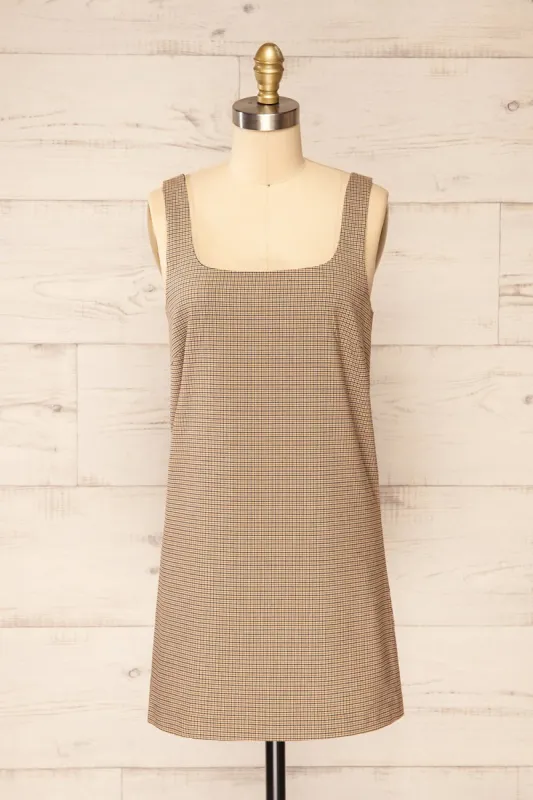 Nampula | Short Houndstooth Pattern Dress sold by Boutique 1861