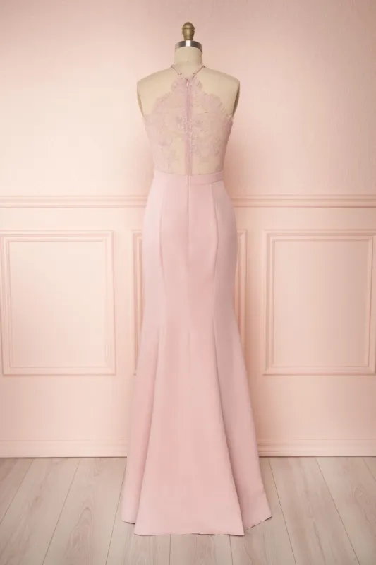 Ovasta Blush | Maxi Mermaid Dress sold by Boutique 1861