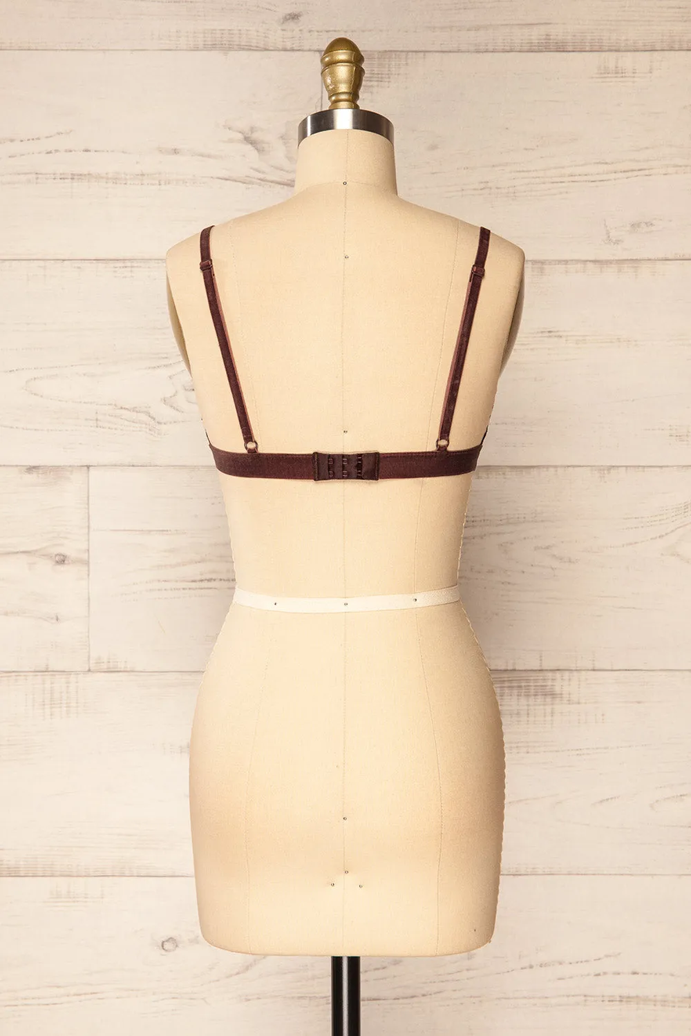 Kenitra Brown | Bralette w/ Lace Trims sold by Boutique 1861 product image thumbnail 5