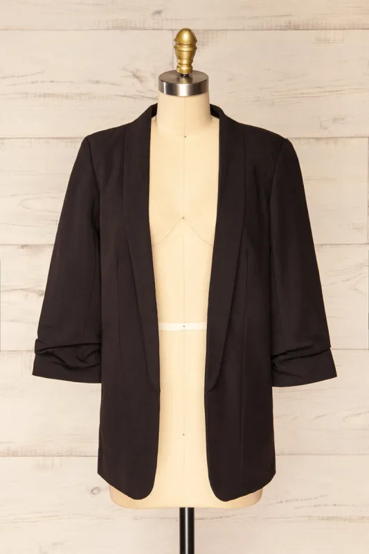 Linares Black | Long Classic Blazer sold by Boutique 1861