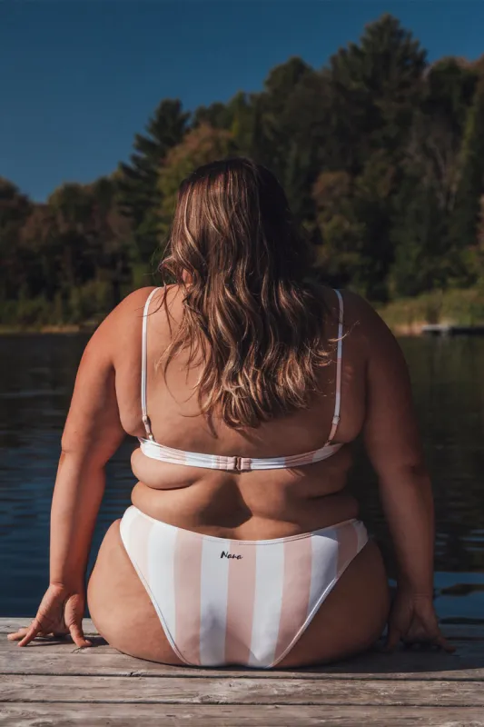 Carora Stripes Pink | Bikini Bottom made by Boutique 1861