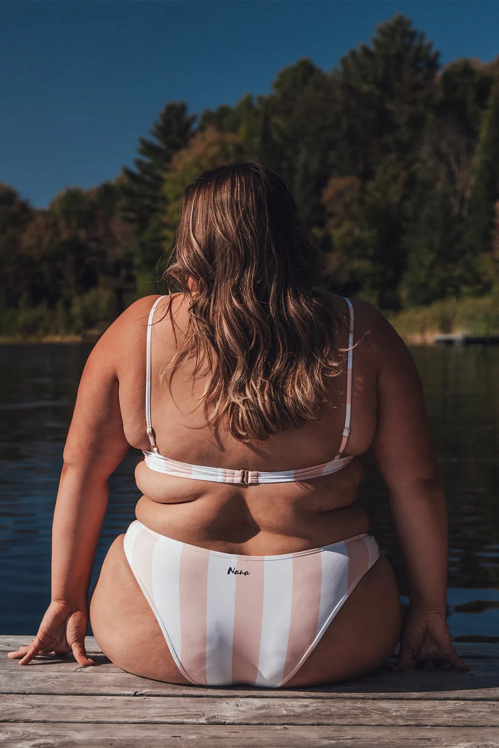 Carora Stripes Pink | Bikini Bottom sold by Boutique 1861